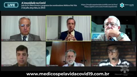 Dr Flávio Ferreira falando da imunidade na COVID-19