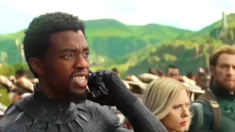 Iron Man and Black panther and Captain America fight Scene