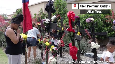 Watch: People Sing "Amazing Grace" at Memorial Honoring Allen Shooting Victims