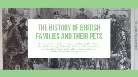 The history of British families and their pets