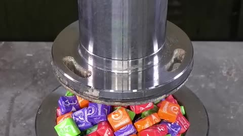 Compilation Of Best Candy Crushes With Hydraulic Press #hydraulicpress #crushing #satisfying