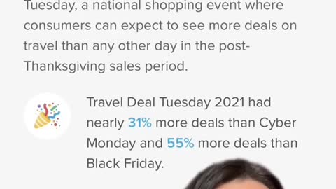 Travel Deal Tuesday 2021 had nearly 31% Do you have any trips planned for 2023