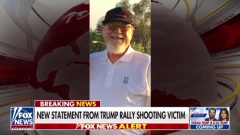 New statement from Trump rally shooting victim