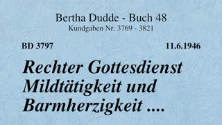 BD 3797 - RECHTER GOTTESDIENST MILDTÄTIGKEIT UND BARMHERZIGKEIT ....