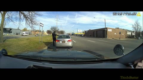 Warren police release dash cam of chase, officer-involved shooting