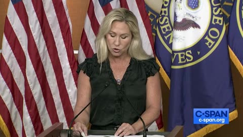 Rep. MTG speaks about her decision to file articles of impeachment against President Biden, Attorney General Garland, FBI Director Wray, Homeland Security Secretary Mayorkas