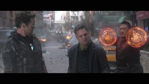 New York Battle Scene In Hindi Avengers vs Black Order