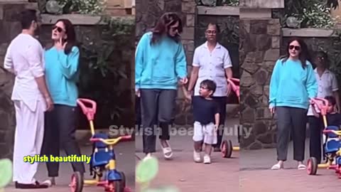 Kareena kapoor khan at clinic after spending time with son jeh Ali khan