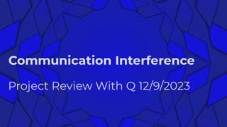 Communication Interference 12/9/2024