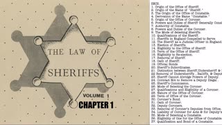 The Law of Sheriffs Chapter 1