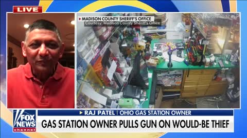 FOX NEWS INTERVIEWS GAS STATION OWNER WHO FIRED AT ARMED ROBBER