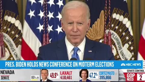 President #Biden discusses #midterm #election results in