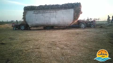 Dangerous Tractors Stunt ! Massey 240 vs Massey 240