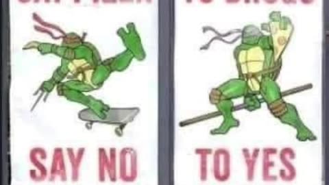 TMNT Pizza Signs #shorts #memes #funny #pizza #cowabunga #saynotodrugs