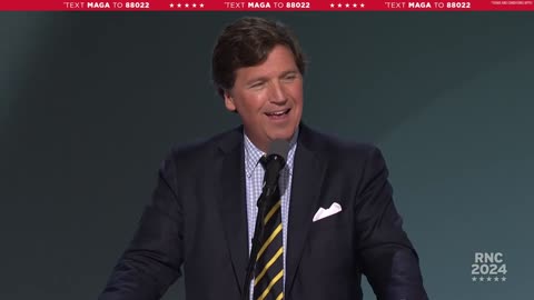 Tucker at RNC - You Could Make a Dead Man President