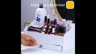 How to make makeup organizer