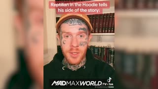 Man Who Claims To Be🦎Reptillian In Hoodie🧙Is An Admitted👀Freemason🔥💥😎🍺
