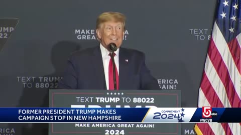 President Donald j. Trump release web video addressing joe Biden's announcement