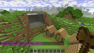 Minecraft realistic video