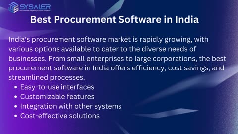 Best procurement software in india
