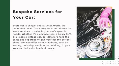 Give Your Car the Ultimate Shine with DetailXPerts Hand Car Wash Service
