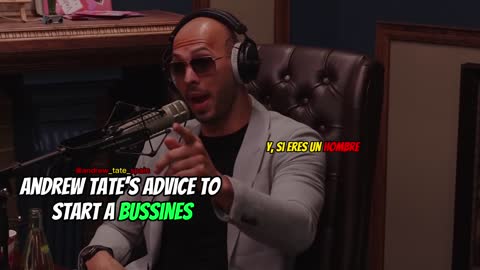 ANDREW TATE’S ADVISE TO START A NEW BUSSINES