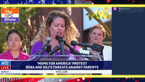 🔴LIVE: Moms For America Rally Against NSBA & DOJ Threats 🟠⚪🟣 The NPC Show