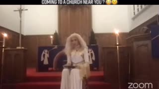 Drag Queen In Church Leading Sunday School