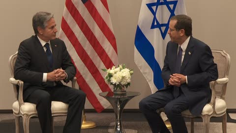 Israeli President Herzog and Sec. Blinken discuss joint efforts to limit Iranian nuclear programs
