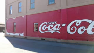 First Coca Cola Outdoor Wall Advertisement
