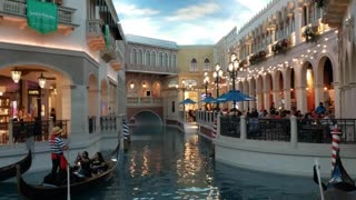 A Gondola Ride in a Venetian Hotel