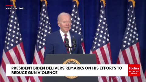 Biden Calls On Congress To Pass His Budget And Pass Universal Background Checks