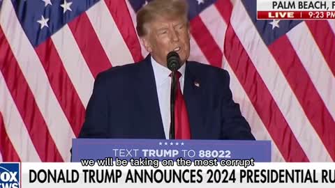 Donald Trump announces 2024 Presidential run