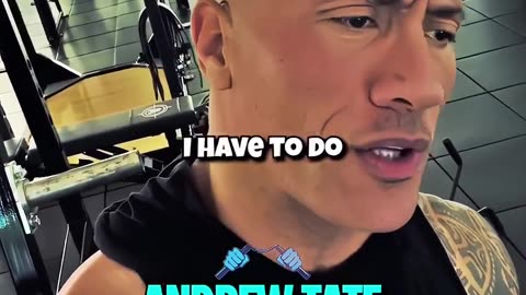 The Rock gets inspired by Andrew Tate ! •Do you understand , from need - to get !