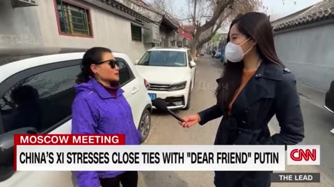 A CNN reporter asked the Chinese what they thought about the conflict in Donbass