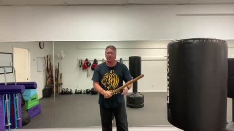 How To Hit Someone With A Stick For Self Defense Using A Home Made Self Defense Walking Stick