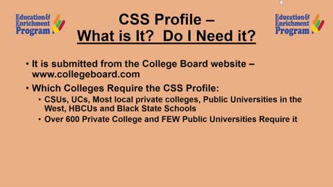 What is the CSS Profile?