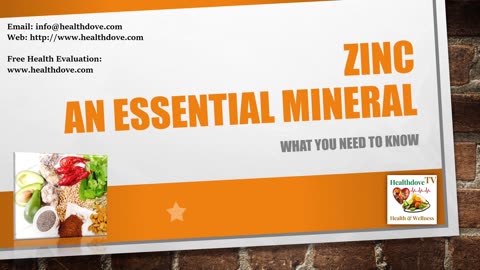 Zinc An Essential Mineral
