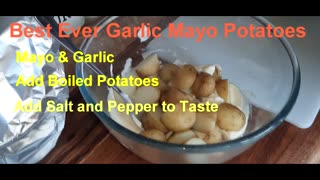 Garlic Mayo New potato's