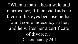 Divorce and Remarriage. Mark 10:1-12