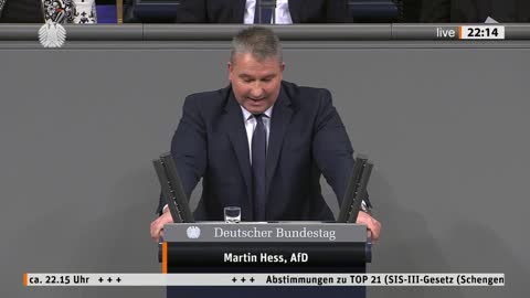 Martin Hess Rede vom 01.12.2022 - SIS-III-Gesetz (Schengener Informationssystem)