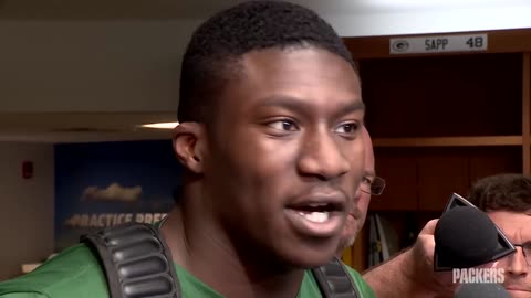 Kitan Oladapo: 'We all want to go out there and make some plays' | Green Bay Packers