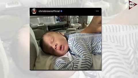 Heart Melting! Chris Brown Did this with Baby Boy Aeko in London on their Reunion After a Long Time