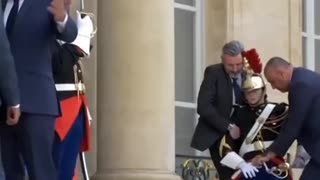 French Guard Suffers “Sudden” Medical Emergency 💉(2023)