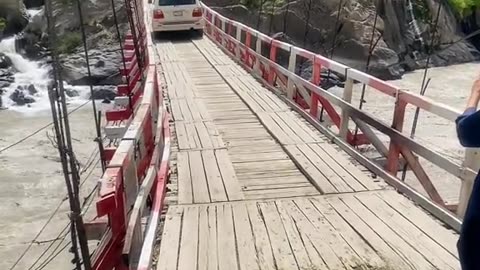 Shocking Dangerous Bridge Crosing