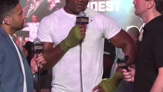 Francis Ngannou Speaking On Earning Respect in the Boxing Community