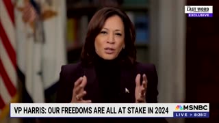 Kamala Harris serves up another word salad about the "most election of our lifetime."