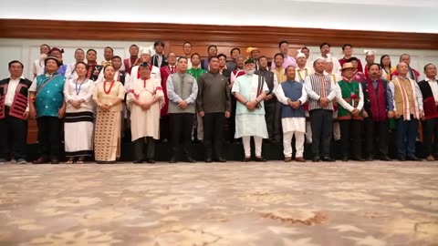 PM Modi's interaction with community leaders of various tribes belonging to Arunachal Pradesh