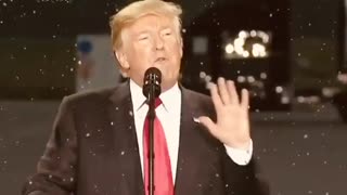 Donald trump singing all I want for Christmas