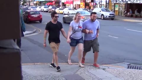 HOLDING STRANGERS HAND PRANK - Funny Public Prank!